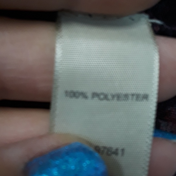 J. Jill 3/4 sleeve leaf print jersey knit top L - Picture 5 of 6